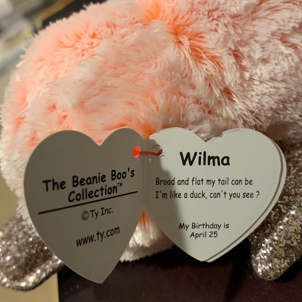 Wilma beanie boo plush - Picture 5 of 5